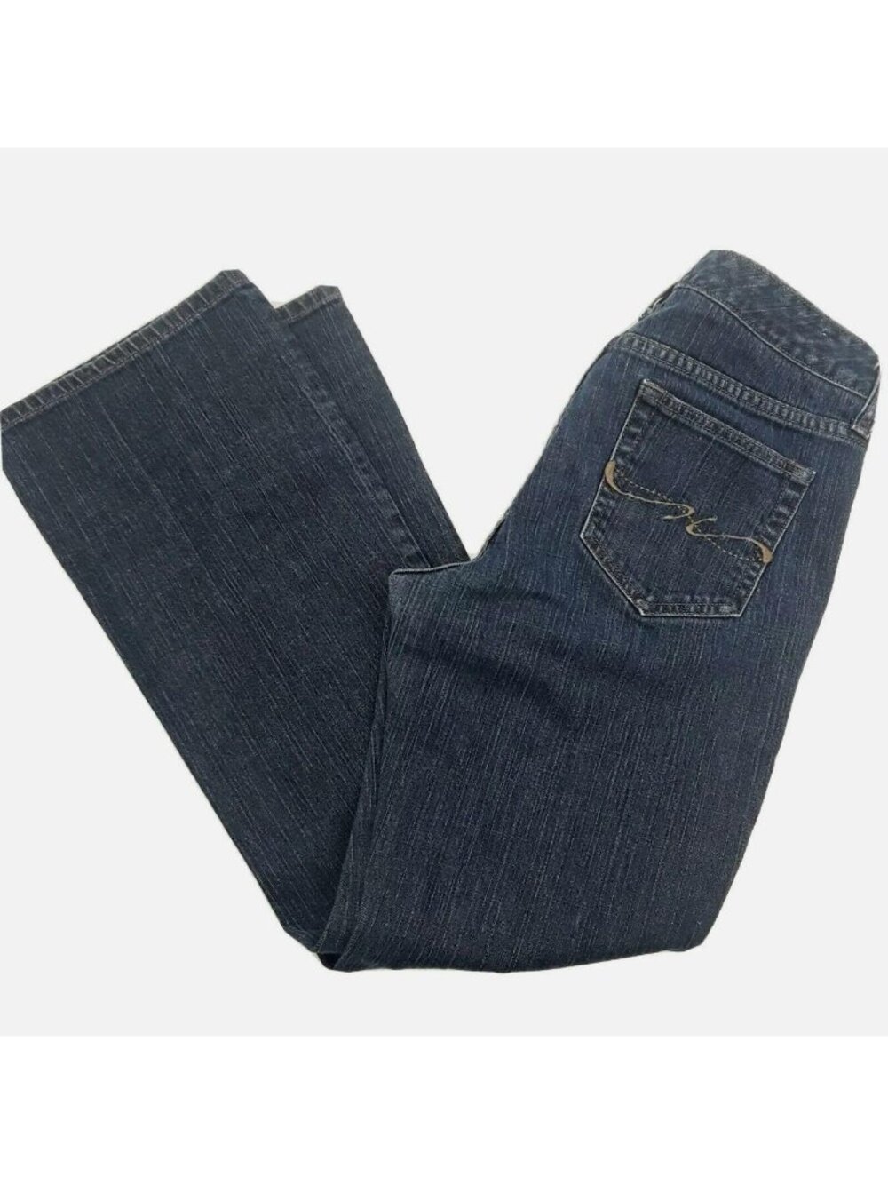 Tommy Hilfiger 2007 Boyfriend Jeans Size 8P Mid Rise Dark Wash HTX-KSG